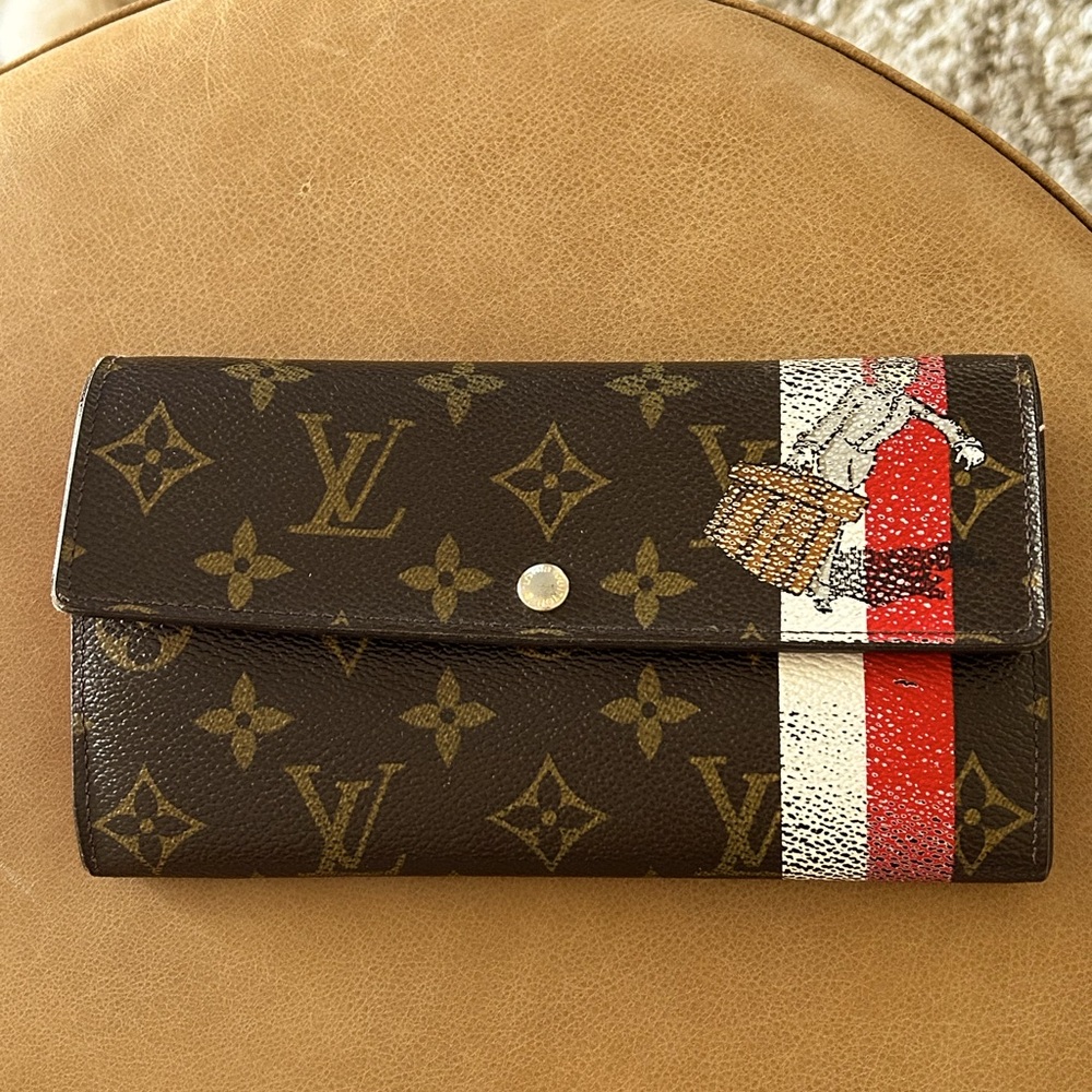 Louis Vuitton Canvas Monogram Bellboy Groom Sarah Wallet